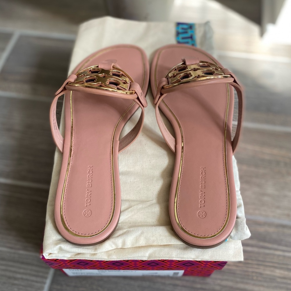 Tory Burch Metal Miller Sandal - Picture 3 of 12